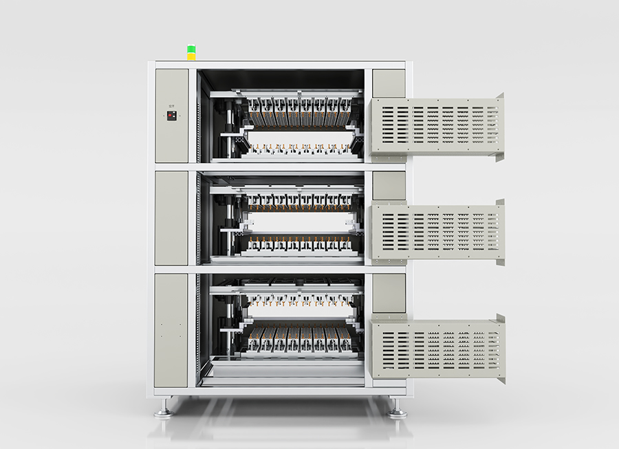 Negative pressure formation needle bed